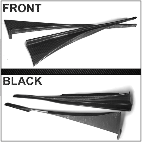 For Lexus IS250 IS350 Base/F Sport 2013-20 REAL Carbon Side Skirts Extension Lip - Picture 12 of 13