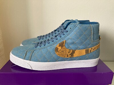 Supreme x Nike SB Blazer Mid QS Gr. 45 (US 11) NEU Denim Sneaker DX8421-400