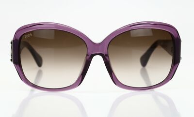 TOD'S Women's Purple 'TO21' Oversized Sunglasses 139611