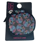 Ear Bud Case Skulls  No boundaries New with tags. Key chain clip!