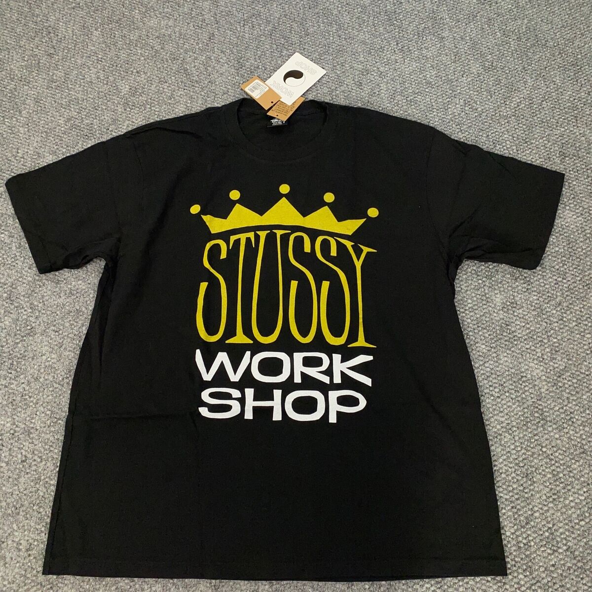 Stussy X Our Legacy King Size Tee Mens Shirt XL Black Work Stussy X Our Legacy King Size Tee Mens Shirt XL Black Work