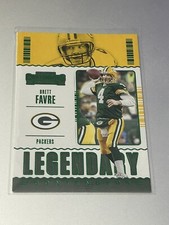 Brett Favre 2020-21 Panini Contenders Legendary GREEN Foil #LC-BFA Insert Card