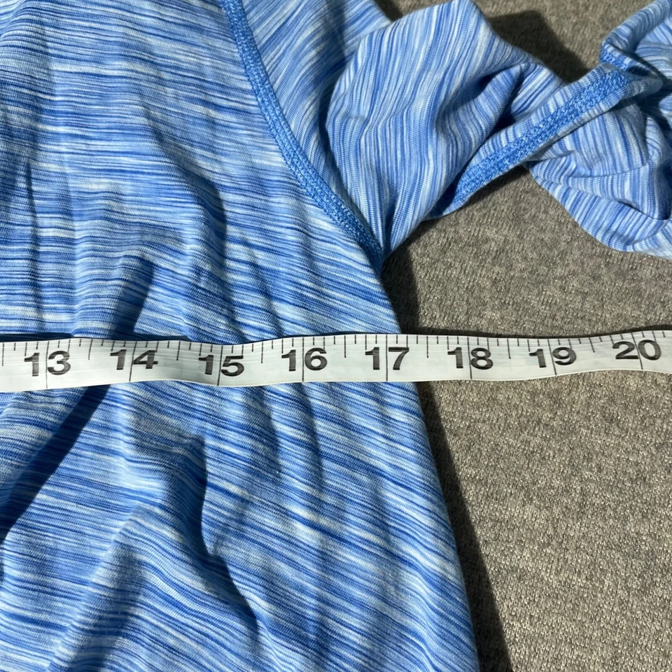 Ivivva by Lululemon Cardigan Girl’s Size 12 Blue Open Drape Stretch  - Image 4 of 4