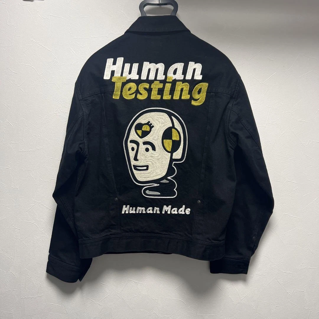 Human Made x Asap Rocky Human Testing Denim Jacket Black Size Medium