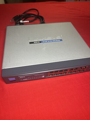 Cisco Linksys RV016 16 Port 10/100 Dual WAN VPN Wired Router