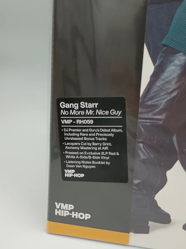 Gang Starr No More Mr Nice Guy VMP Exclusive Red White Colored Vinyl 2XLP SEALED - Image 4 of 4