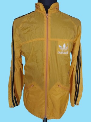 vintage yellow adidas jacket