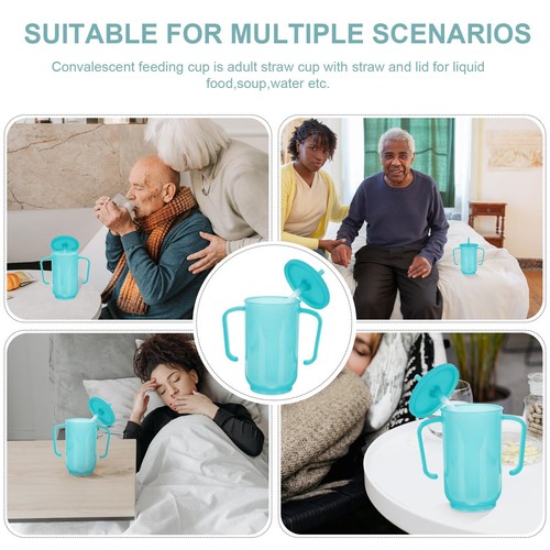 DOITOOL Non Spill Cups for Elderly Colored Cup Drinking Cup for Disabled Pati... - Picture 5 of 9