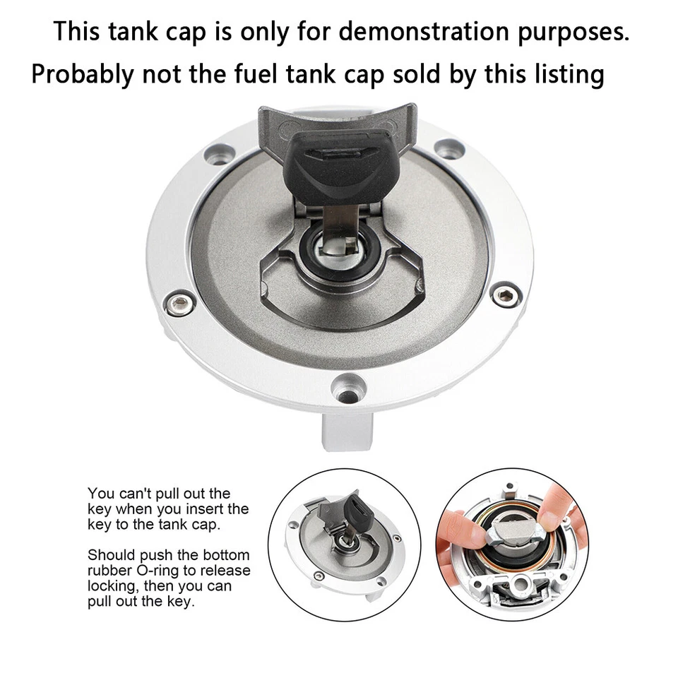 Fuel Gas Tank Cap for 1980-1983 GS450 1980-1981 GS250 1979-1981 GS1000 - Image 4 of 4