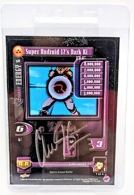 Dragon Ball GT TCG: Super Android 17 Saga Dark Ki #98 Signed Chuck Huber Voice