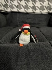 TY Jingle Beanie Baby - ZERO the Penguin 4 inch - MWMTs Ornament Holiday Toy