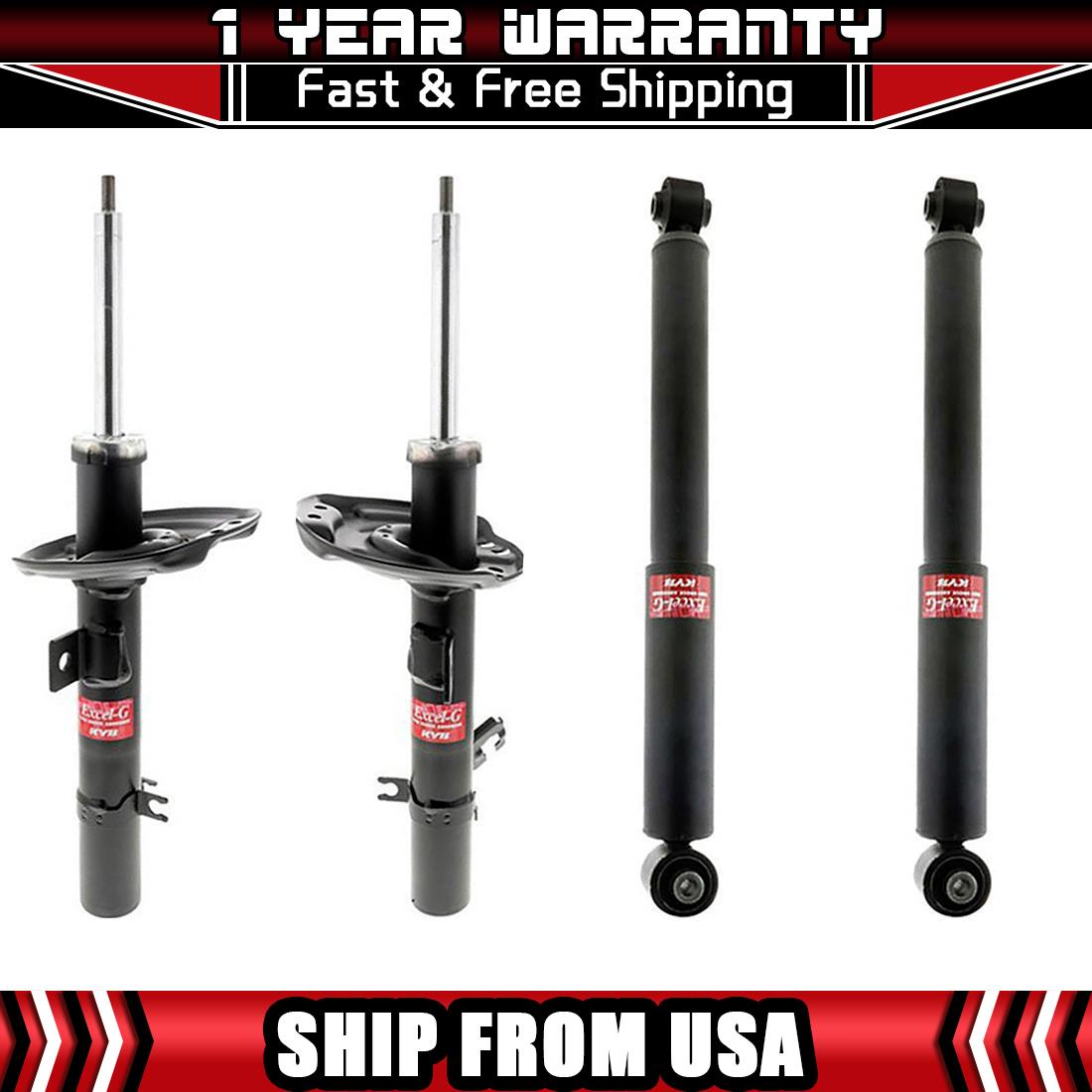 KYB Shocks and Struts Front Rear 4 For Nissan Rogue 2019 2018 2017