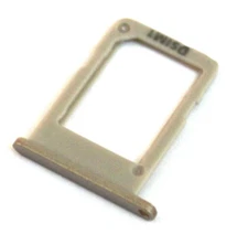 OEM SAMSUNG GALAXY J7 PRIME SM-G610F/DS REPLACEMENT GOLD SIM1 CARD TRAY HOLDER