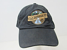 Calistoga California 125 Year Anniversary Hat Black Adjustable 100% Cotton #H2