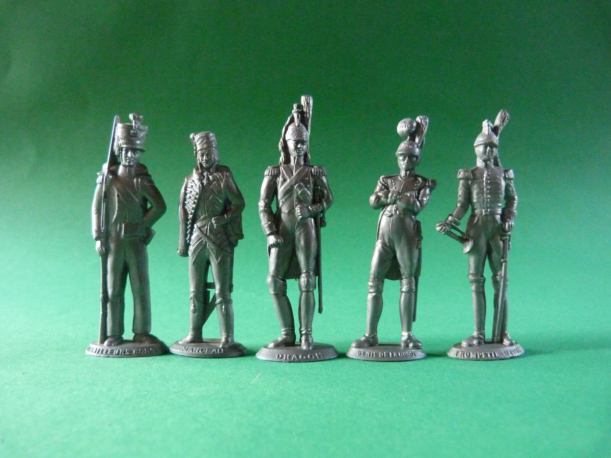 Figurines Mokarex – 3 Cavaliers Premier Empire – Peinture Huile – 54mm