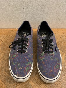 blue paisley vans