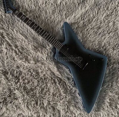 Metallica James Hetfield Explore Snake Inlay Electric Guitar Reverse Blue Burst