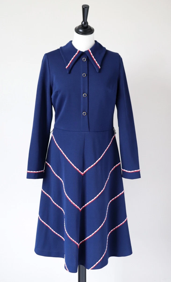 Vintage polyester best sale dress