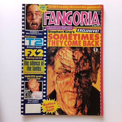 FANGORIA, Horror Magazine 101, Stephen King Sometimes they come back, Terminator