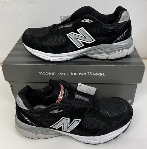 New Balance 990v3 - M990BS3 - UK 6.5 - MiUSA Black - - 第 1/11 張圖片