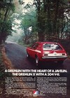 1972 American Motors AMC Gremlin X Original Advertisement Print Art Car Ad J600