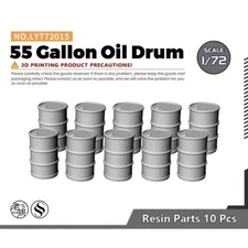 Yao's Studio LYT72015 1/72 55 Gallon Oil Drum For Scene model