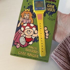 1990 Nintendo Super Mario Bros Game Watch Princess Toadstool Castle Run In Pack
