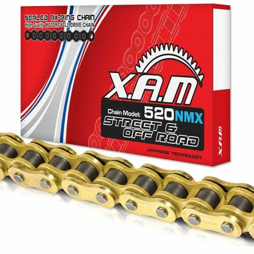 O-Ring Drive Chain For Kawasaki KX250/KX250F (1994-1996, 2006-2007) – 520-120, Green, 122 Links 8 thumbnail image