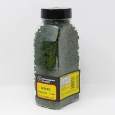 Woodland Scenics 1646 Medium Green Bushes Shaker Scenery Model Train Layout