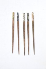 Hair Sticks Indonesian Assorted Inlaid Wood and Shell Hair Sticks