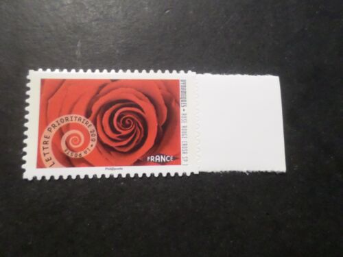 FRANCE 2014, timbre issu de FEUILLE AUTOADHESIF 930A ROSE, FLEUR, neuf** MNH - Foto 1 di 1