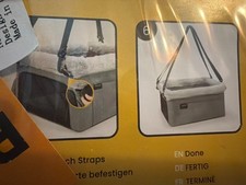 Conlun Pet Car Seat Booster for Small Dogs Under 20lbs - Portable Travel Carrier