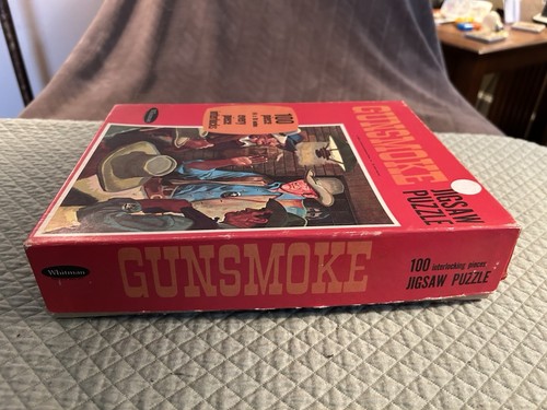 Gunsmoke 100 Teile Puzzle Whitman 1969 komplett Western, Marshal Dillon - Bild 4 von 8