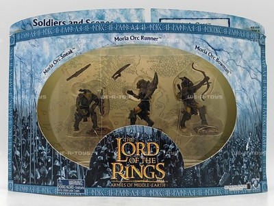 Lord of the Rings Middle Earth Moria Orcs Battle Scale Figures Set