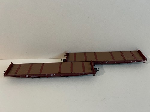 2x Roco Salmmp Schwerlastwagen Waggon ähnl. Samms aus 67595 FS Ep V - lesen | Zustand: Neu