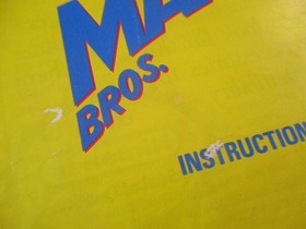 Folleto manual de instrucciones de Super Mario Bros. 3 Nintendo NES SOLO #M (lado izquierdo)