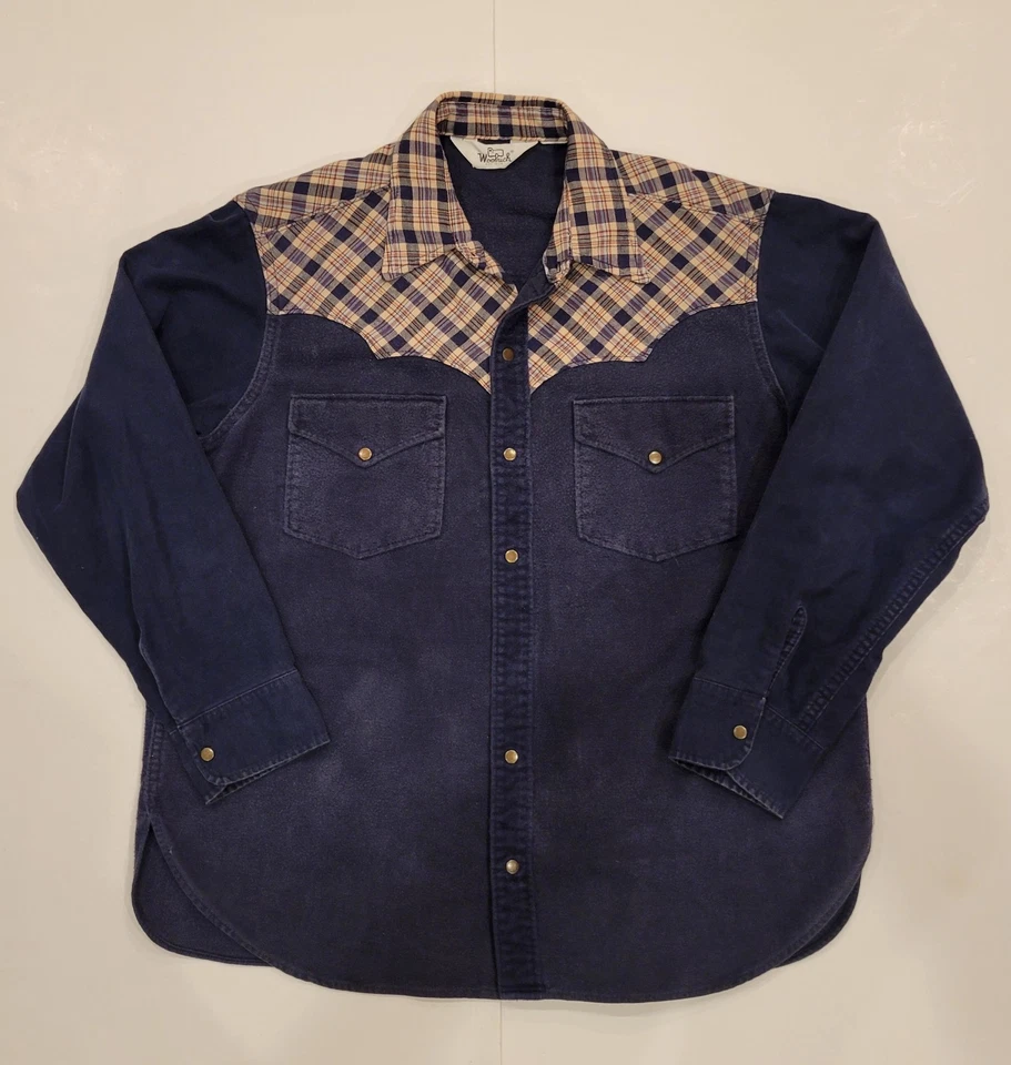 Franela discoteca retro Rockabilly retro vintage Woolrich para hombre mediana años 60/70 Foto 2 de 4