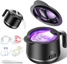 Ultrasonic Retainer Cleaner Machine - 45kHz Ultrasonic Jewelry Cleaner - 200ML