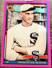 2026 Topps Series One Shoeless Joe Jackson Pink Border (SP) 🔥