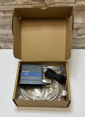 TELTONIKA RUT240 LTE INDUSTRIE-ROUTER 4G WLAN VPN RMS FIREWALL 2X LAN SIM