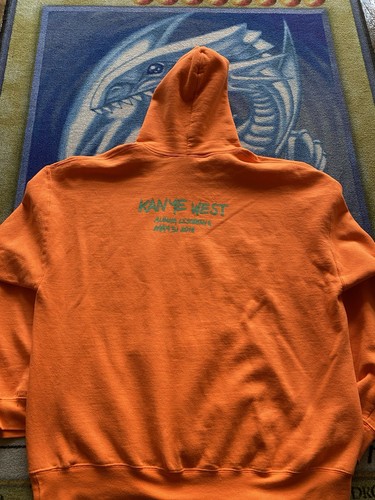 Kanye West Wyoming Hoodie Men’s XL Orange Ye Album Listening Party 5.31.2018 - Picture 7 of 7