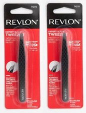 Lot of 2 Revlon Expert Tweezer - Slant Tip - 2ct - 74210