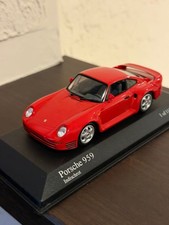 MINICHAMPS Porsche 959 Mini Car Red 1/43 Limited Production
