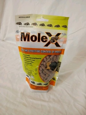 MoleX Mole Control Pellets 8 oz. Ready To Use No Mixing Landscape Safe