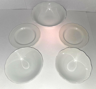 Lot of 5 Vintage Royal Staffordshire STERLING Serving Cereal Bowls Bread Plates