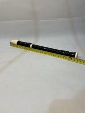 Vintage Aulos Sopranblockflöte schwarz-weiß Made in Japan