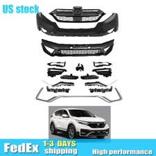 For 2020 2021 2022 Honda CR-V Complete Front Bumper Cover Kit With Fog Light
