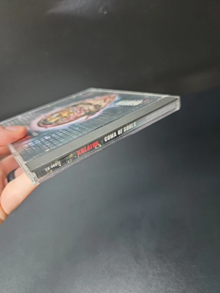Kreator Coma Of Souls Cd 1990 True 1st Noise/Epic Press "EXPLICIT" VG+ OOP RARE Foto 3 de 4