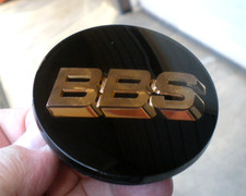Bbs Black With Gold 3d Letters 70mm Oem Center Cap Pn 56.24.120