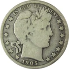 1905 Barber Silver Half Dollar VG Very Good 50c CoinSKU:CP1480